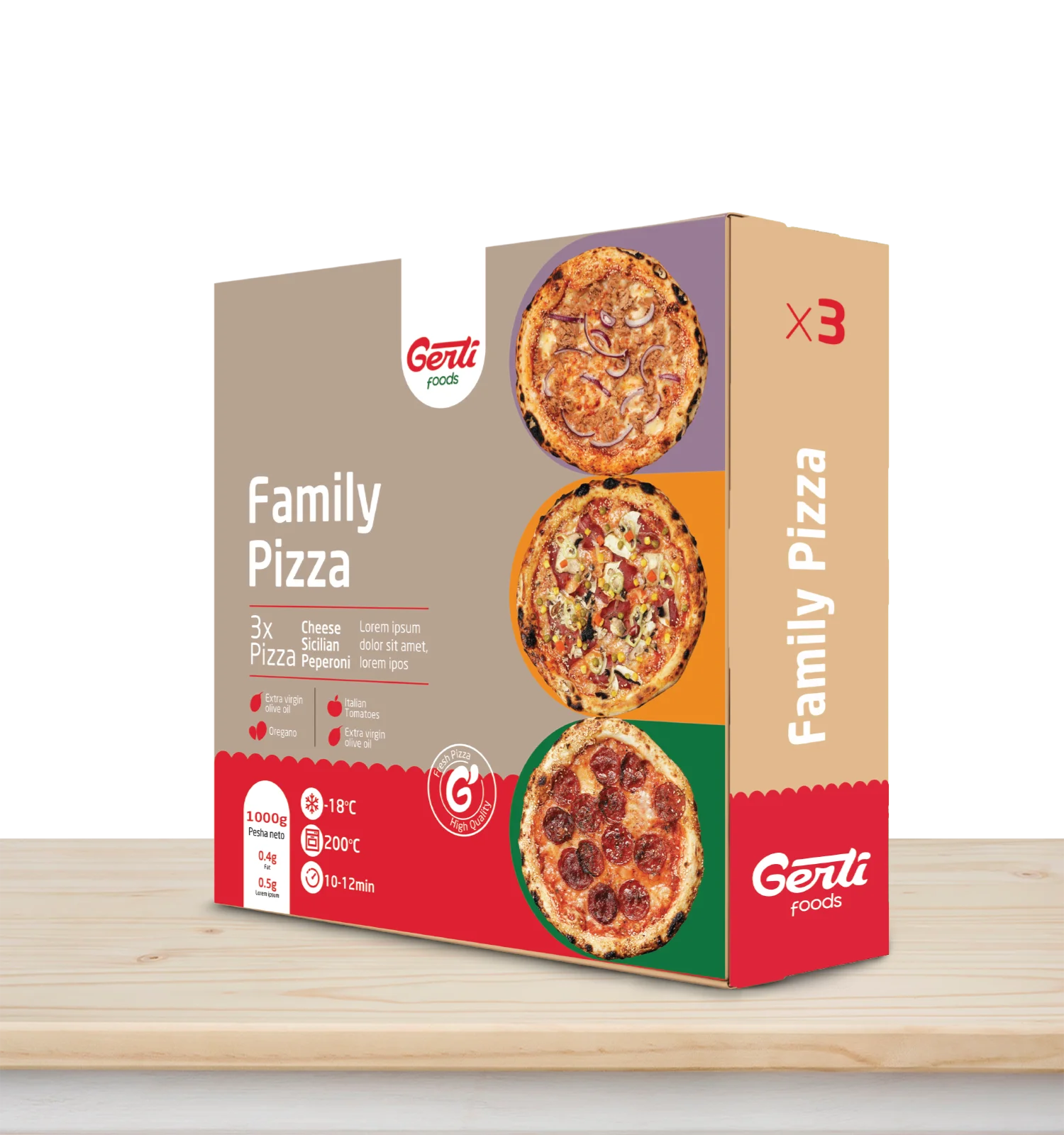Family Pack nga Gerti Foods për pakicë dhe shtëpi